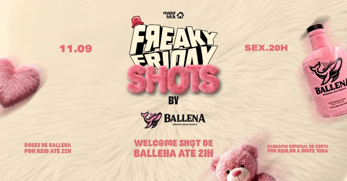 Freaky Friday Shots by Ballena|11/09 Major Lock