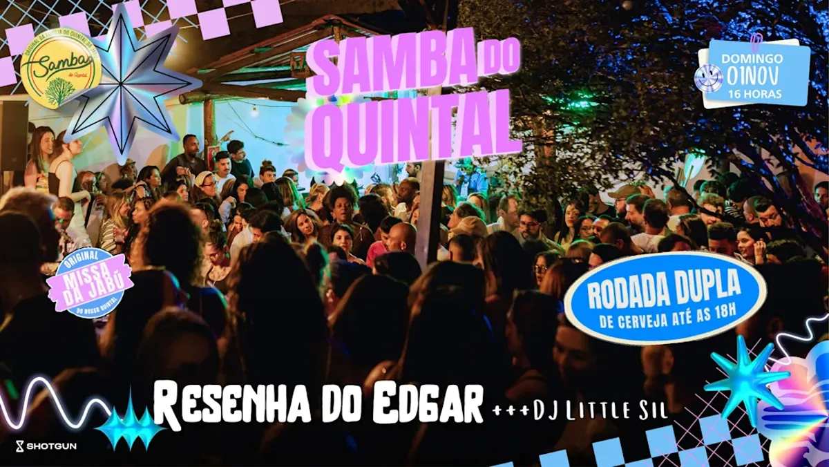 Pagode de Domingo no Quintal!