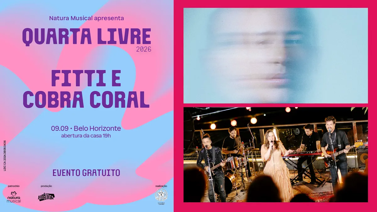 Quarta Livre Apresenta Fitti (Pe) E Cobra Coral (Mg)